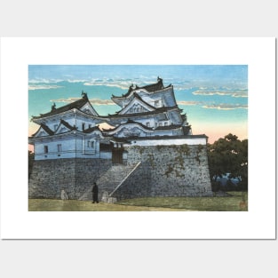 Hakuho Castle at Iga Ueno by Kawase Hasui Posters and Art